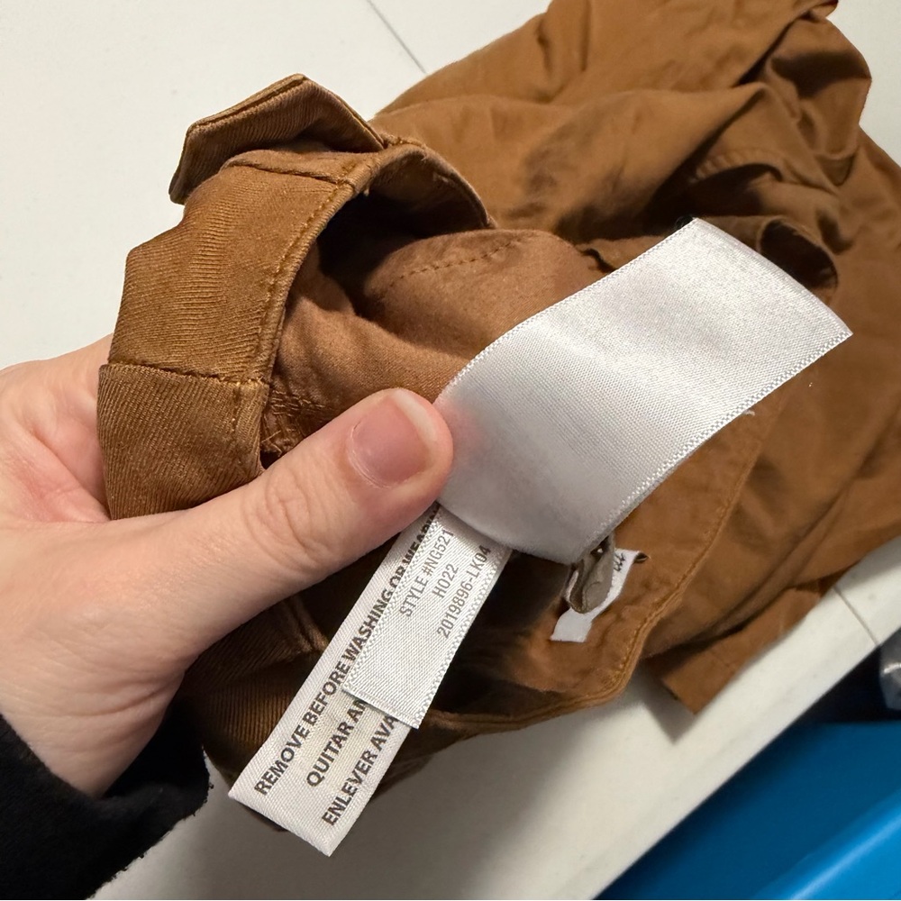 Madewell Wide-Leg Pants in Camel Brown - Picture 6 of 14